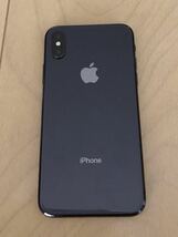 iPhone X ブラック Apple SIMフリー 64GB 箱　未使用イヤホン付き　美品_画像3