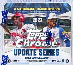 MLB 2023 TOPPS CHROME UPDATES JUMBO