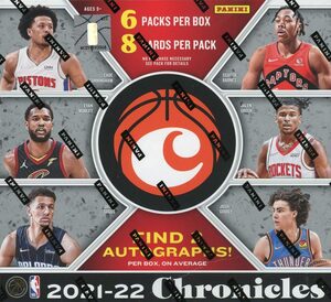 NBA 2021-22 PANINI CHRONICLES BASKETBALL HOBBY シュリンク付き未開封ボックス