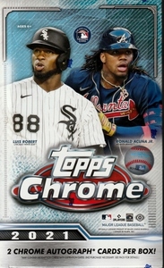 MLB 2021 Topps Chrome Baseball Hobby シュリンク付き未開封ボックス