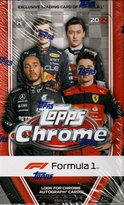 2022 TOPPS CHROME FORMULA 1 HOBBY シュリンク付き未開封ボックス