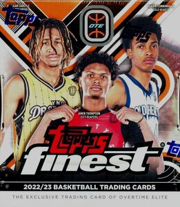 NBA 2022-23 TOPPS FINEST OVERTIME ELITE BASKETBALL HOBBY シュリンク付き未開封ボックス