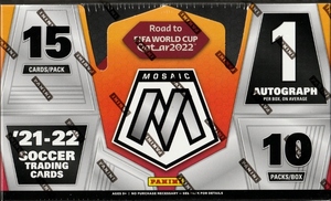 SOCCER 2021‐22 PANINI MOSAIC FIFA ROAD TO WORLD CUP シュリンク付き未開封ボックス