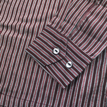 シャツ 長袖 メンズ ロカビリーファッション Lame Stripe Italian Shirts サイズXL ブランド SAVOY CLOTHING_画像8