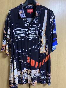 Supreme City Lights Rayon シュプリーム　半袖シャツ　レーヨン　 Lサイズ