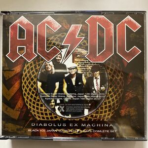 XAVEL デッドストック新品 オリジナル・プレス廃盤6枚組CD ★ACDC/DIABOLUS EX MACHINA〜BLACK ICE JAPAN TOUR 2010 3DAYS COMPLETE SET