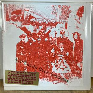 TARANTURA前身TECUMSEH RECORDING CO. 未開封新品 シリアル・ローナンバー！★LED ZEPPELIN / AIR RAIDS OVER GERMANY 30年前発売物