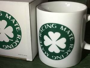  free shipping! Showa Retro ivy racing Mate RACING MATE mug standard Logo! exclusive use case attaching!/ VAN JAC Van ja Kett raw ..