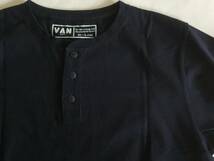 送料無料！サマーアイビー！VAN JAC ヴァンヂャケット ヘンリーネックTシャツ ワッペンコレクション！VAN JACKET INC._画像6