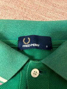 【Fred Perry】フレッドペリー　ポロシャツ　グリーンS ラルフローレン ボタンダウン