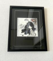 【フジ子・ヘミング 】絵柄22種「笑う犬」印刷物 絵 額 フジコヘミング 木製額装44.1×33.8cm フジ子ヘミング 絵柄違い有り_画像7