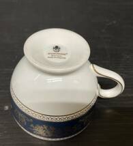 吉ME WEDGWOOD ウェッジウッド コロンビア ブルー&ゴールド 6客 カップ&ソーサー 金彩 美品 ティーカップ _画像7