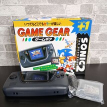 usF-161/ジャンク/SEGA/GAMEGEAR/ゲームギア+1/本体/希少/ソニック2/現状品/保管品_画像5