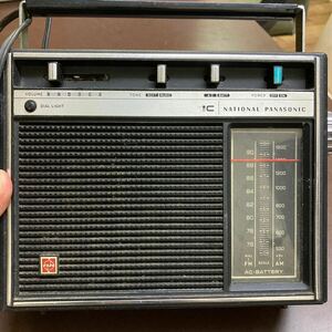  Showa Retro радио Panasonic National National подлинная вещь Junk rf-710