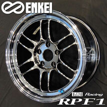 送料無料 4本SET ENKEI エンケイ レーシング RPF1 18inch 9.5J +15 5穴 PCD114.3 SBC メッキ MADE IN JAPAN 国産 軽量 アルミホイール_画像1