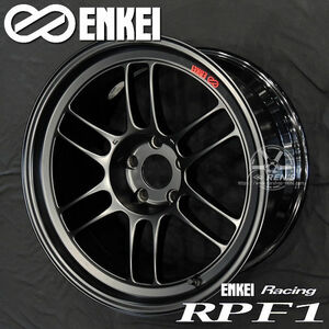 送料無料 4本SET ENKEI エンケイ レーシング RPF1 17inch 9.5J +18 5穴 PCD114.3 マットブラック MADE IN JAPAN 国産 軽量 ホイール