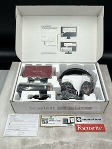 《動作未確認》Focusrite Scarlett Solo Studio オーディオインターフェイス /マイク/ヘッドホン 