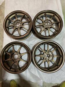 RAYS Rays bronze VOLKRACING 5.5J 4H CE28N 15 -inch +45 PCD100 beautiful goods 