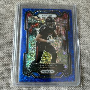 2023 Panini Prizm Football Falcons Drake London Blue Sparkle parallel 94/96シリ