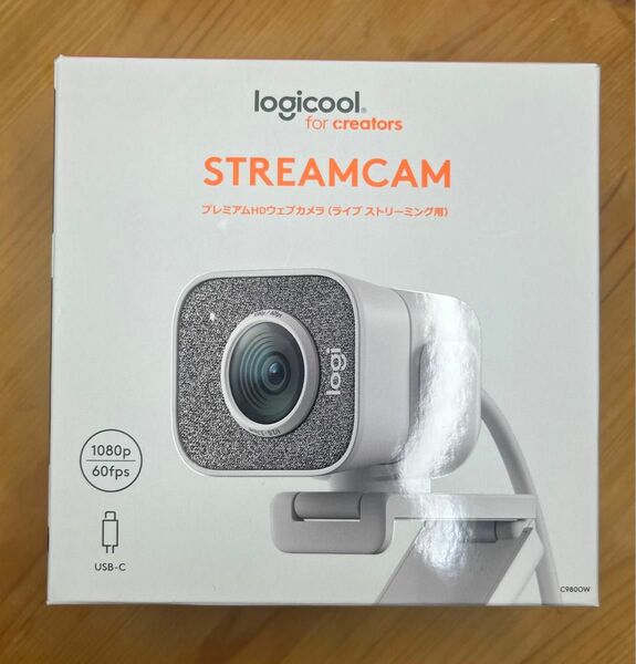 ロジクール STREAMCAM C980W webカメラ 1080p 60fps USB-C