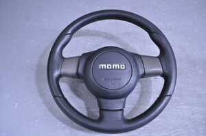  Move Custom latter term (L175S L185S) original momo damage less installation OK operation guarantee steering wheel steering wheel leather / 45102-B2200-C0 k082899