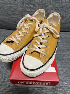 CONVERSE マスタード　チャックテイラー コンバース スニーカー オールスター us8.5 日本製　usa製 ct70 ジャックパーセル　addict 27