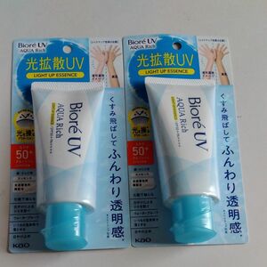 ビオレUV アクアリッチ ライトアップエッセンス SPF50＋ PA＋＋＋＋ 70g×2個セット