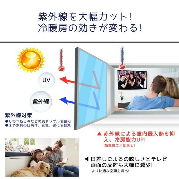 省エネ断熱シート 窓用フィルム 透明仕様