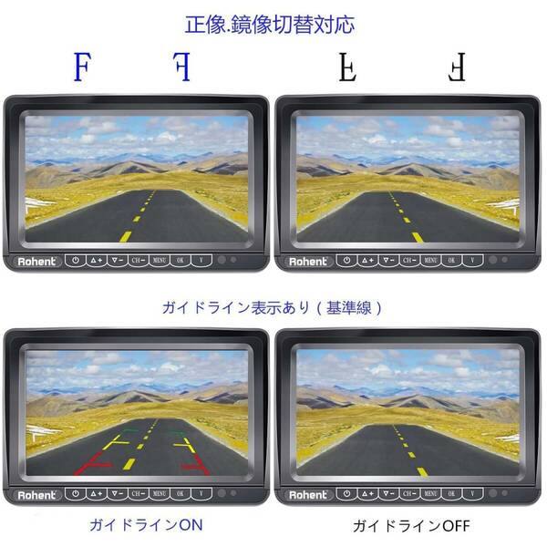 　7インチ♪防水ワイヤレスバックモニター