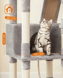  many head .. oriented easy assembly 2m super. cat tower 