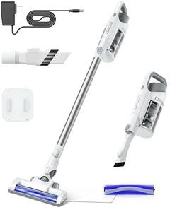  cordless Cyclone vacuum cleaner ( self-propelled power head,2000mAh battery )