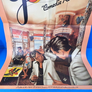 巨大ポスター『ゴミナ Gomina Comedie Rock』Morillon 151×100cm 1974 フランソワ・ヴェルテメールのフレンチ・ロックオペラ！の画像3