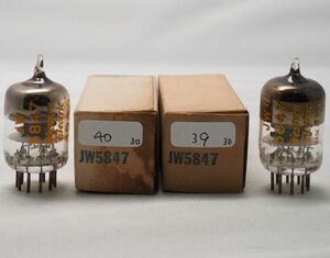 ■Western Electric 404A/5847 未使用測定済 元箱入 2本