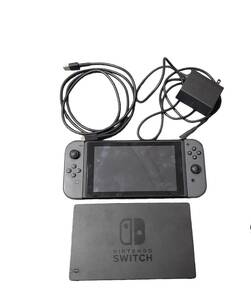 【中古品】 初期化済 Nintendo Switch スイッチ ゲーム機 ニンテンドースイッチ 本体 ゲーム機本体 ブラック HAC-001 箱無し L66119RG