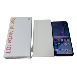 【中古品】初期化済 Xiaomi Redmi Note 10T アズールブラック A101XM ソフトバンク 判定:〇 L63632RL