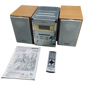 * secondhand goods *Panasonic Panasonic SC-PM300MD-S silver MD stereo system * reproduction has confirmed audio equipment Q63894NK