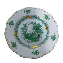 ◆中古品◆ HEREND ヘレンド インドの華 プレート 径：約16.5cm 2枚セット 皿 ペア 食器 kyP9114NH_画像2