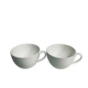 ◆中古品◆WEDGWOOD ウエッジウッド カップ 2客 ティー カップ ホワイト 白 洋食器 ボーンチャイナ kyR8203N