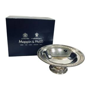 ◆中古品◆ Mappin＆Webb マッピン＆ウェッブ コンポート シルバー 食器 インテリア kyP9147NH