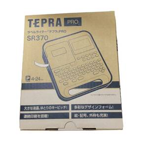 [ unused * storage goods ] TEPRA PRO SR370 label lighter Tepra Pro King Jim KING JIM 4~24mm sample Tepra attaching box equipped L66026RZZ