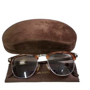 [ secondhand goods ] TOM FORD Henry Tom Ford sunglasses Brown TF248 52A 51.20 145 case equipped kyL7828RO