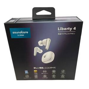 【中古品】 Anker アンカー SoundCore Liberty４ 完全ワイヤレスイヤホン Bluetooth イヤフォン 箱あり 通電のみ確認済 L65623RF