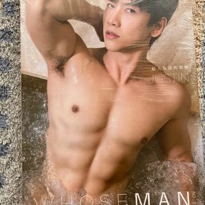 新品　台湾人気写真集　WHOSEMAN NO.1 1冊　超人氣筋肉健身教練-JUSTIN 