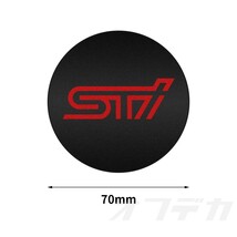 SUBARU スバル Sti カップホルダーマット 2個セット ha03_画像4