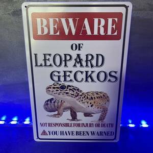  Leo pa tin plate signboard interior part shop decoration new goods reptiles signboard 