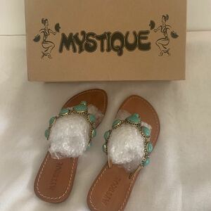 Mystique Misty -k sandals size 38 leather 
