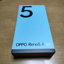 極美品 Reno5 A 6.5インチ メモリー6GB ストレージ128GB シルバーブラック SIMフリー版 CPH2199_画像1
