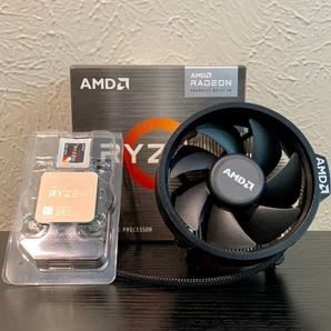 ほぼ新品 AMD Ryzen 5 5600G with Wraith Stealth cooler 3.9GHz 6コア / 12スレッド 70MB 65W【国内正規代理店品】の画像1