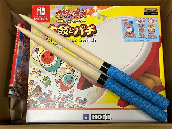 マイバチ付！太鼓の達人 ドンダフルフェスティバル+太鼓の達人専用コントローラー 太鼓とバチ for Nintendo Switch