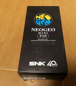  NEOGEO mini PAD BLACK ネオジオ ミニ パッド コントローラー ブラック　未使用品